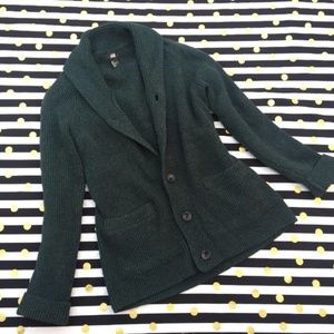 H&M Dark olive green cardigan